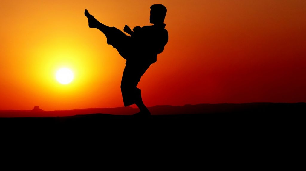 sunset, karate, kata-3973089.jpg